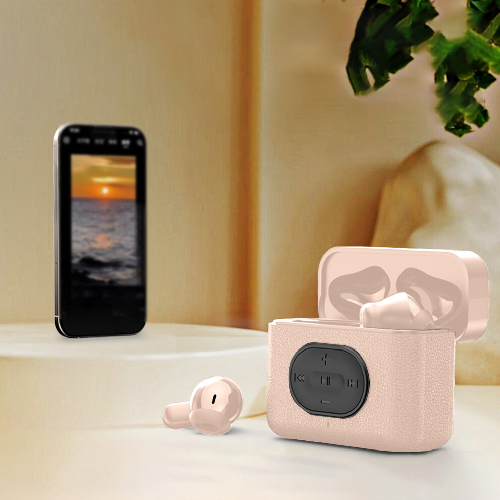 (Beige) In Ear Surround Sound Low Latency High Battery Fast Second Connection Fast Charging Bluetooth 5.4 Noise Cancelling Bluetooth Headphones Beige 321672286340