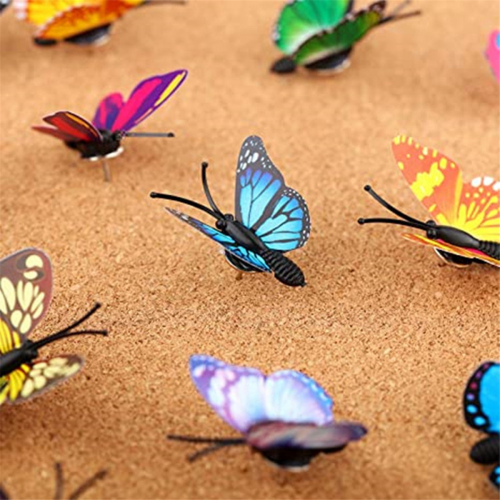 40 punaises décoratives papillon - Punaises colorées 2