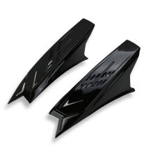 2 Capacetes de Motocicleta com Buzina Decorativa - Preto