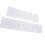 Easy-to-Install 2pcs Breathable Mesh Baby Bed Bumper Cot Protector 12