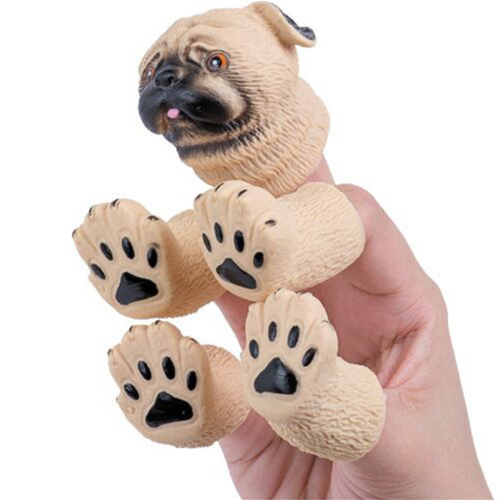 A Squirrel Finger Puppet Set, Animals Puppet Show Theater Props