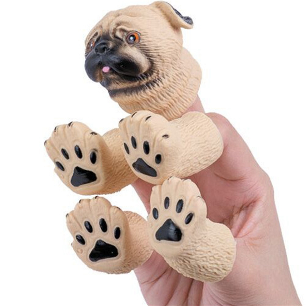 A Squirrel Finger Puppet Set, Animals Puppet Show Theater Props