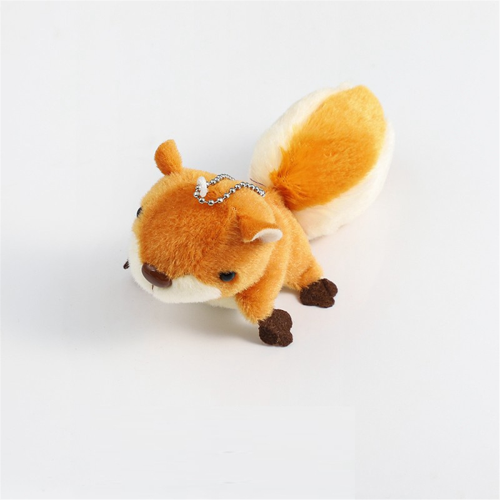 A Cute Mini Squirrel Plush Toy Doll Pendant Decoration 1