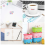 10 Sheets Colorful Letter Stickers Self Adhesive Alphabet Letter 6