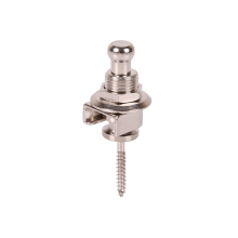 Gitarrengurtschloss Metall Bass Studs Anti-offGuitar Locks silber