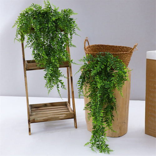 Leaves Artificial Grass Plant Hanging Fake Leaf Wall Decoration 2