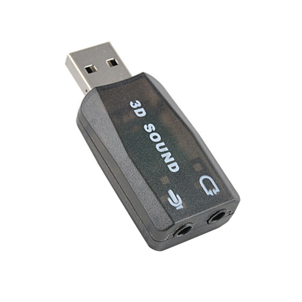 Usb External Sound Card Usb To 3.5Mm Stereo Audio Adapter Brown 4714203201305