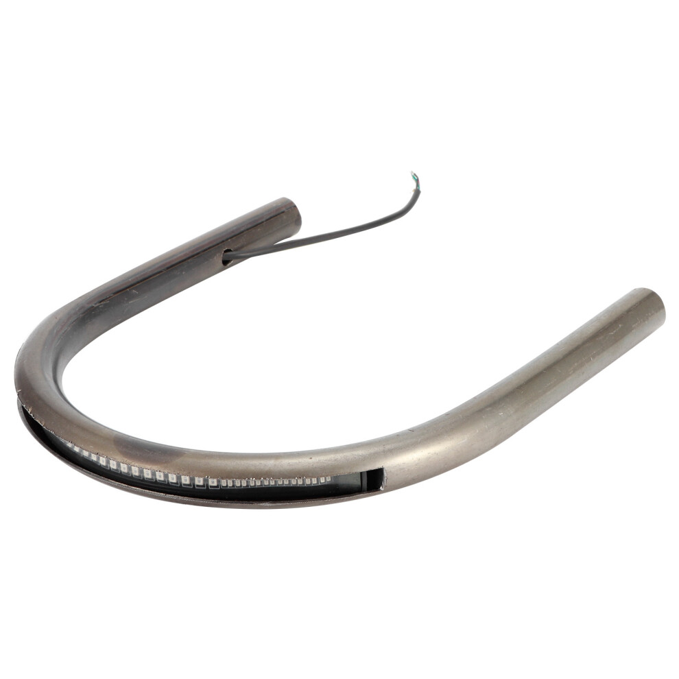 Flat Pipe Tube Rear Seat Loop Tail Hoop Frame For Honda 210Mm Length Black 8171333729738