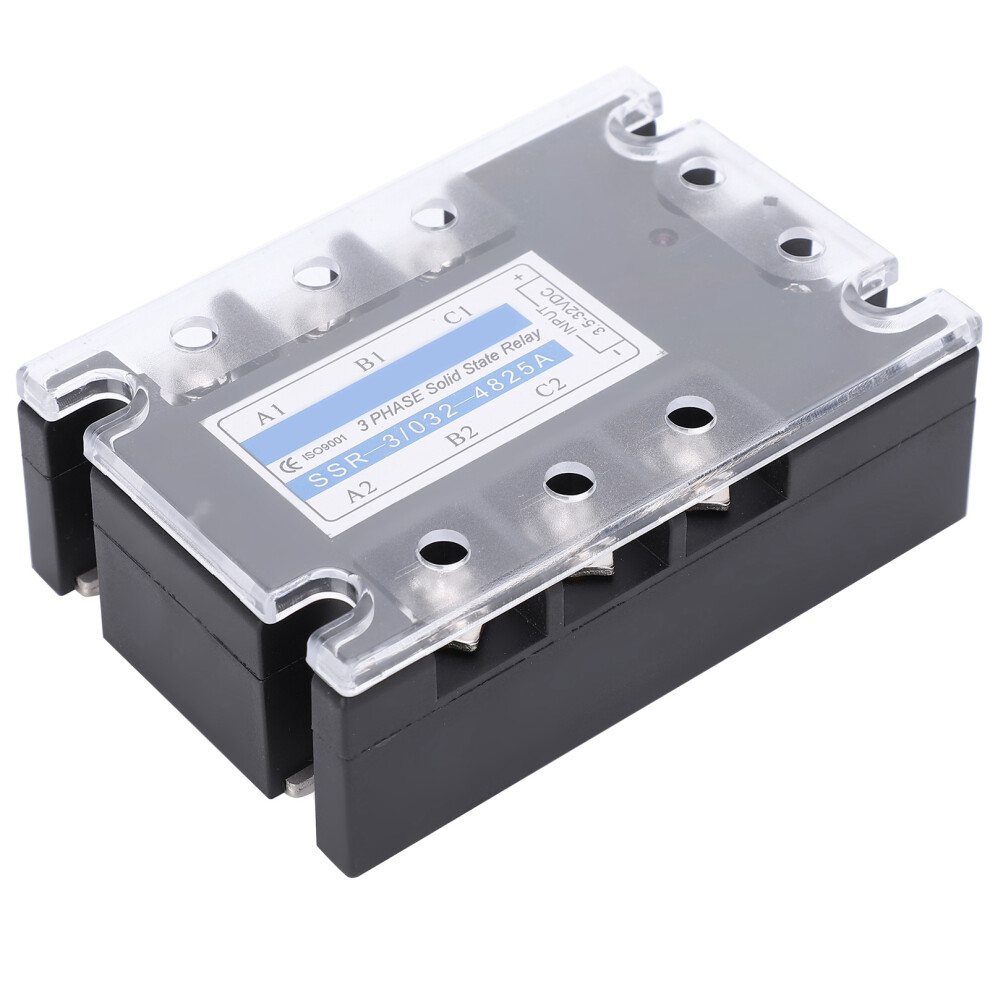 3-Phase Ssr Dc Control Ac 480V 25A Solid State Relay Ssr-3/032-4825A 7901333729411