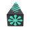 Impossible Cone PLA 5,5x11 cm Verde-negro juguete de escritorio 14