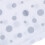 Paracolpi per culla a due pezzi, in rete, 340 x 30 cm, con pois bianchi 11