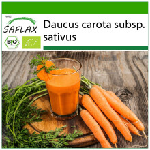 SAFLAX - BIO - Carota - Early Nantes - 1500 semi - Con substrato - Daucus