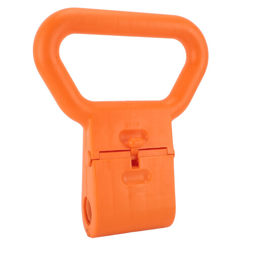 Poignée de kettlebell portable et réglable orange