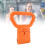Poignée de kettlebell portable et réglable orange 13