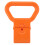 Poignée de kettlebell portable et réglable orange 2