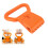 Poignée de kettlebell portable et réglable orange 9
