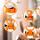 Poignée de kettlebell portable et réglable orange 4