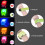 (One) Battery-Powered Night Running Party Luminous Armband (Button) - Green 9