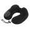 (A) Pressed Inflatable Camelback U-Shaped Pillow - Black 1