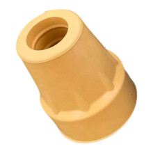 (1) Crutch Anti-slip Foot Pad Rubber Tip - Yellow - 19mm