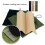 (2 pcs) Outdoor Beach Travel Small Folding Cushion - Black 9