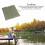 (2 pcs) Outdoor Beach Travel Small Folding Cushion - Black 8