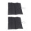 (2 pcs) Outdoor Beach Travel Small Folding Cushion - Black 1