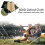 (2 pcs) Outdoor Beach Travel Small Folding Cushion - Black 2
