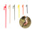 (4) Camping Spikes - Yellow - 40cm 2