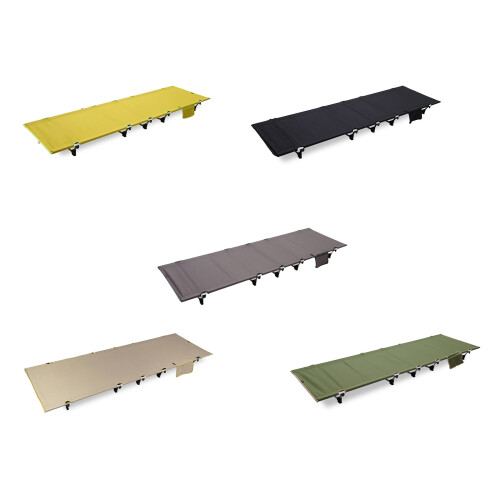 (1 Set) Outdoor Lightweight Folding Portable Camping Bed - Beige 2