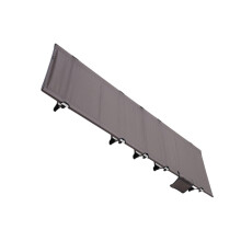 (1 Set) Outdoor Lightweight Folding Portable Camping Bed - Gray