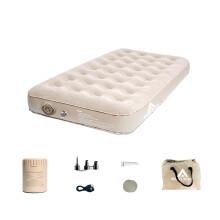 (One set) Automatic inflatable air mattress (storage) - 32-hole single flocking bed