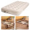 (One set) Automatic inflatable air mattress (storage) - 32-hole single flocking bed 2