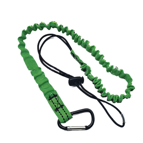 (1) Elastic anti-lost rope anti-fall rope - green
