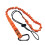 (1) Elastic anti-lost rope anti-fall rope - orange 9