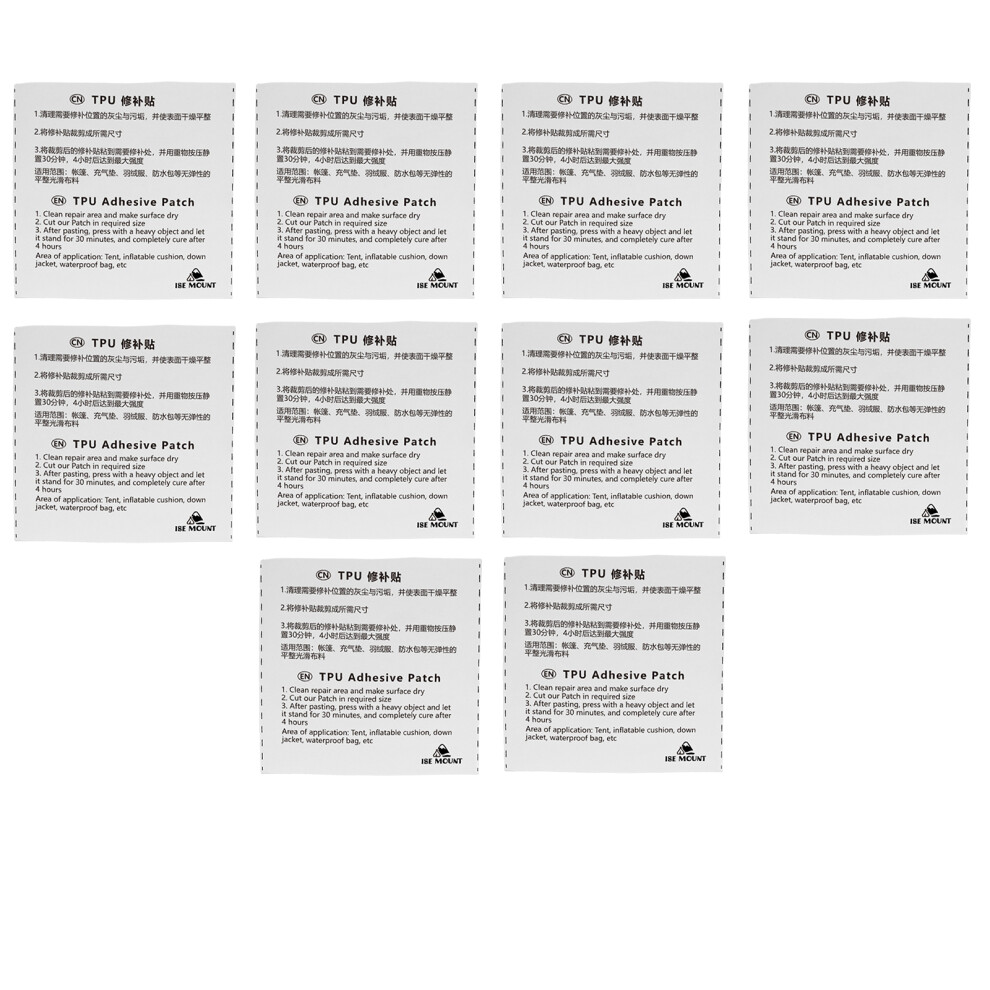(Set) Tpu Transparent Repair Patches - 10 Pieces 7754740621959