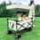 (One Set) Camper Awning - Black - Large 3