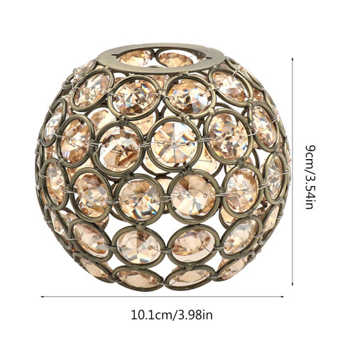 (1) Outdoor Camping Crystal Lampshade - Gold 2