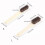 (2) Rock Climbing Chalk Brush - Boar Hair Brush 6 Rows Medium Hard 6