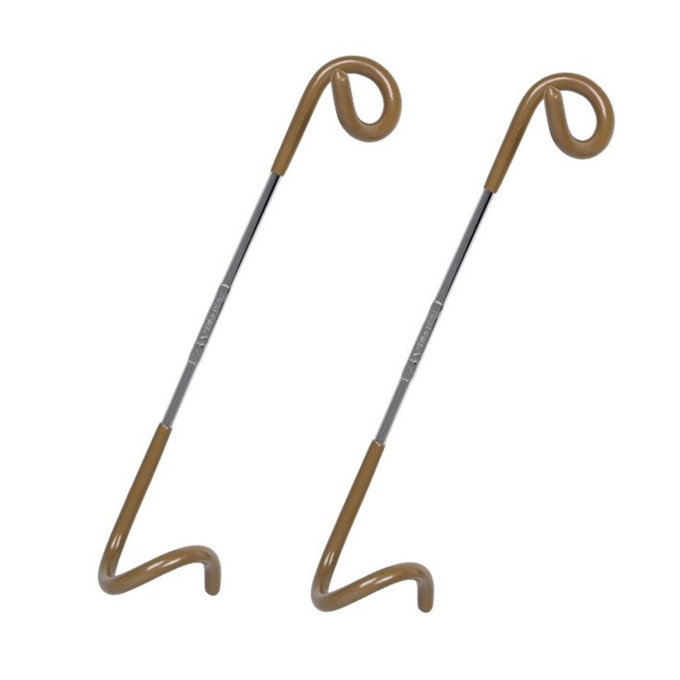 (2) Pigtail Camping Lantern Stands - Sand-image-OPC-PJCJ5MB-NEW