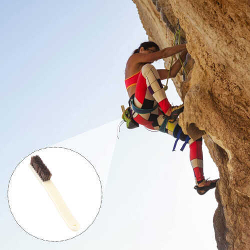 (2) Rock Climbing Chalk Brush - Boar Hair Brush 6 Rows Medium Hard 2