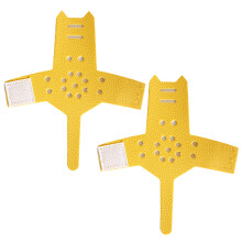 (2) Tent Rope Light Fixing Straps - Yellow