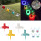 (5) Tent rope hanging lights (buttons) (random colors) 2
