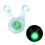 (5) Tent rope hanging lights (buttons) (random colors) 4