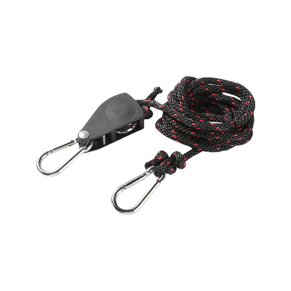 (1) Tent Rope With Pulley - 1/4 Pulley With 2.4M Rope [Diameter 6Mm 7754740629993