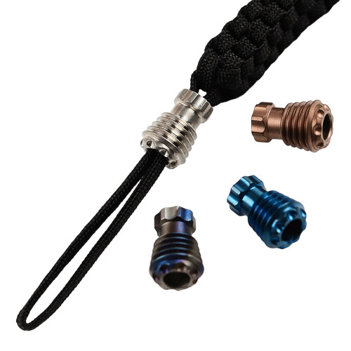 (1) Titanium Alloy Knife Pendant - Bronze 1