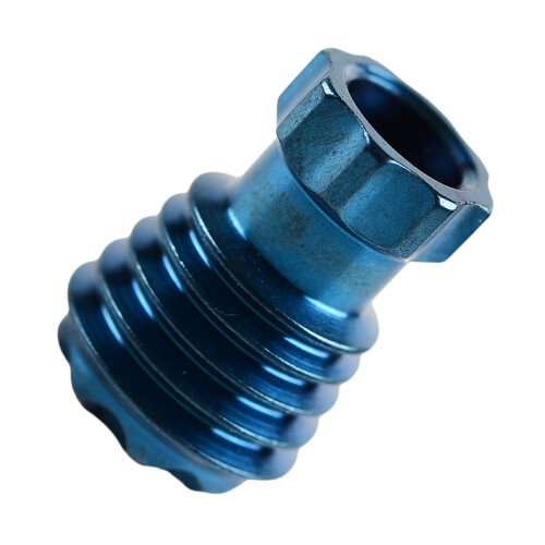 (1) Titanium Alloy Knife Pendant - Blue