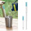 (1 Set) Outdoor Reusable Straws - Lavender 2