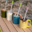 (1 Set) Outdoor Reusable Straws - Lavender 9