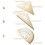 (1) Brass Ruler - Triangle Ruler 9
